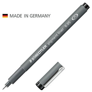 ステッドラー STAEDTLER ピグメントライナー Pigment liner ブラック