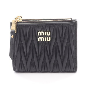 ミュウ ミュウ Miu Miu MATELASSE'MIU マテラッセ 二つ折り財布 財布