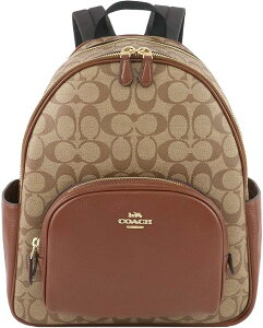 コーチ リュック レディース COURT BACKPACK SIGNATURE ベージュ