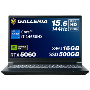 ガレリア ゲーミングノートPC GALLERIA RL7C-R56-5N Windows