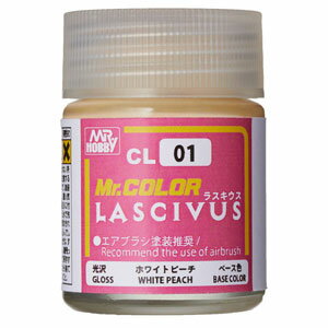 GSIクレオス Mr.カラー LASCIVUS（ラスキウス） ホワイトピーチ 18ml(光
