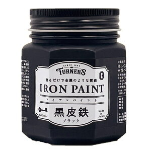 (3本セット) ターナー色彩 アイアンペイント 200ML 黒皮鉄ブラック (IRK200