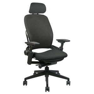 Steelcase スチールケース Leap リープチェア V2 / ヘッドレスト付／ブラ