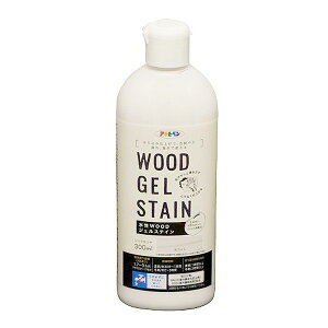 ステイン塗料 水性WOODジェルステイン 300ml ホワイト アサヒペン ウッドステイン