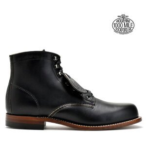 ウルヴァリン 1000マイルブーツ メンズ ワークブーツ ブラック 黒 WOLVERINE