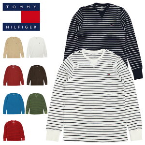 トミーヒルフィガー ロンT サーマル ボーダー メンズ レディース TOMMY HILFI