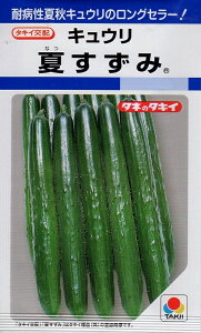 野菜種子 キュウリ 夏すずみ タキイ種苗のタネ