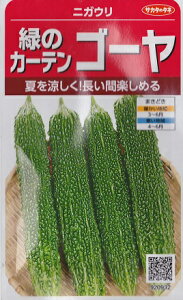 緑のカーテンゴーヤ（3.3ml）春まき野菜種（920932）