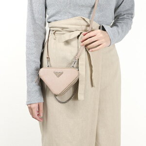 PRADA プラダ Powder Pink Saffiano Leather Mini P