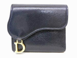 Christian Dior クリスチャンディオール ■ サドルロータス コンパクトウォレ