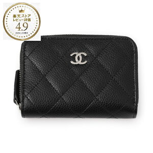 シャネル CHANEL コインケース コンパクトウォレット ブラック レディース ap02