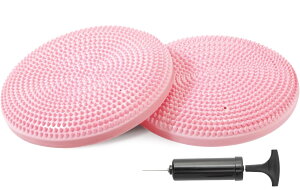 プリマソーレ(Primasole) バランスディスク 空気入れ付き ピンク コバルトブルー