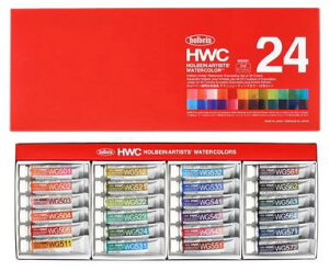 透明水彩絵具 グラニュレーティングカラーズ 5ml WG591 24色セット 2号チューブ