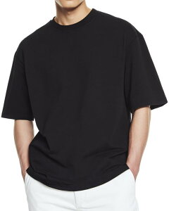 [バロット] Tシャツ メンズ 半袖 ビッグシルエット 無地 オーバーサイズTシャツ ヨレ