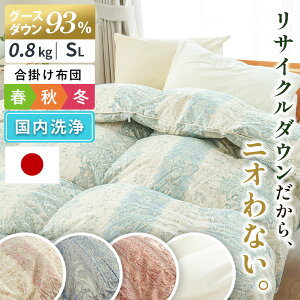 河田フェザー 羽毛布団 合掛け布団 臭い ホコリ 少ない シングル 西川 mee 掛け布団