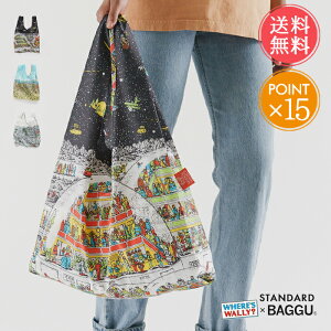 メール便 BAGGU ウォーリー スタンダードバグゥ エコバッグ STANDARD WAL