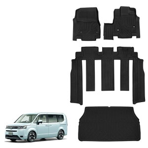 新型 ステップワゴン RP6 RP7 RP8 専用 フロアマット+セカンドマット+ラゲッジ
