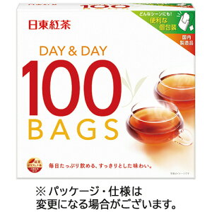 三井農林 日東紅茶 デイ＆デイ ティーバッグ 1セット（600バッグ：100バッグ×6箱）