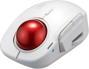 ナカバヤシ Digio2 トラックボールマウス 小型 Bluetooth レーザー式 ホワ