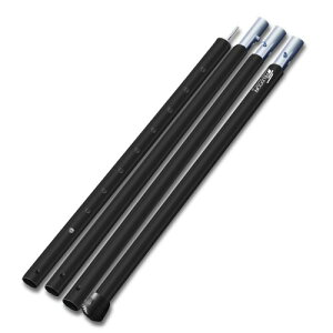 FIELDOOR アルミテントポール 4本連結 調節可能 240〜280cm 大型タープに