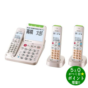 ◆最大3000円CP＋電話 デジタルコードレス電話機 あんしん機能強化モデル 子機2台 J