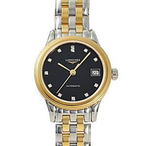 ロンジン LONGINES フラッグシップ L4.274.3.57.7 ブラック文字盤 新