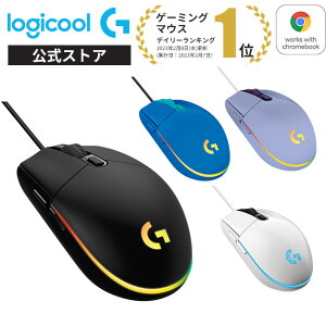 Logicool G ゲーミングマウス 有線 G203 LIGHTSYNC RGB 6個プ
