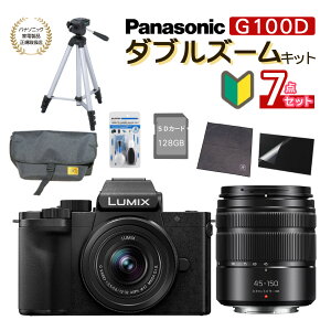 (三脚・バッグ等7点セット) DC-G100DW-K パナソニック カメラ ルミックス P