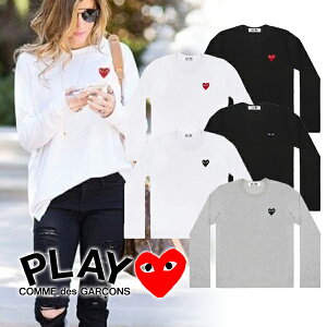 コムデギャルソン PLAY プレイ ハートロゴ ブランドロンT カットソー ブランドtシャ