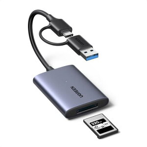 UGREEN cfexpress type b カードリーダー USB-C/USB-A 2