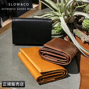 SLOW スロウ 財布 三つ折り財布 ミニ財布 ミニウォレット ハービー レザー 本革 日