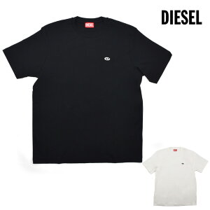 ディーゼル DIESEL Tシャツ メンズ カットソー クルーネック 半袖 ワンポイントロ