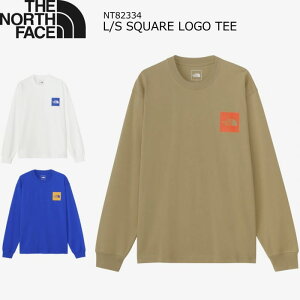 THE NORTH FACE LONG SLEEVE SQUARE LOGO TEE ザ