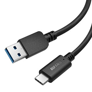 バッファロー USB Type C ケーブル USB-C & USB-A 1.0m 充電