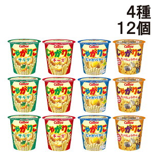 カルビー じゃがりこ 4種 ×各3個 食べ比べ 詰め合わせ アソート セット まとめ買い