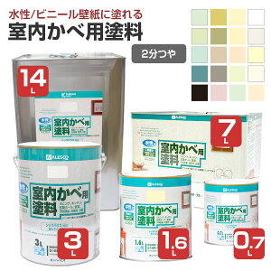 カンペハピオ 室内かべ用塗料 全20色 0.7L-14kg
