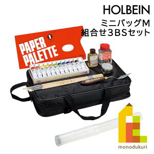 ホルベイン 油絵具 ミニバッグ M 組合せ3BSセット 130151油絵 塗り絵 キャンバ