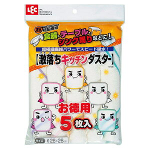 激落ちキッチンダスター 徳用 5P レック