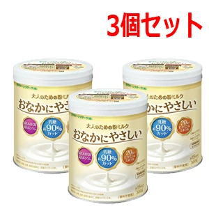 3個セット 雪印ビーンスターク大人のための粉ミルク おなかにやさしい 300g乳糖90％カ