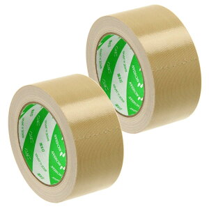 ニチバン 布テープ 中軽量物封かん用 2巻入 50mm×25m 121-502P