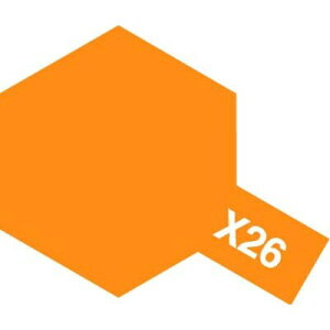 タミヤ タミヤカラー アクリルミニ X-26 クリヤーオレンジ 塗料