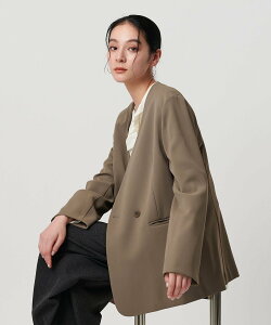 BEAUTY&YOUTH UNITED ARROWS ダブルクロス カラーレスジャケット
