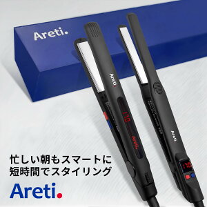 Areti アレティ ヘアアイロン 20mm / 15mm ベーシックモデル マイナスイオ