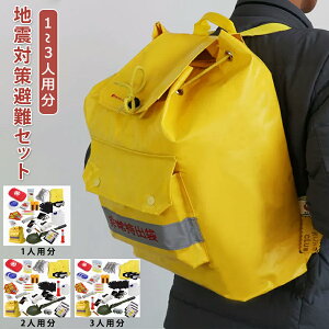 防災士監修 防災セット 防災グッズ 被災地での活用実績多数 (1-3人用) 地震対策30点