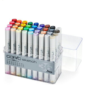 コピックスケッチ ベーシック36色セット 日本製 多色 コピックペン イラストマーカー マ