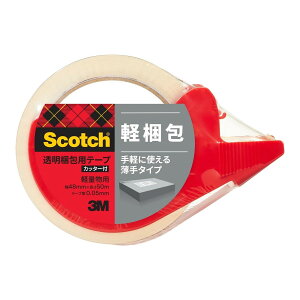 スリーエム 3M 309DSN スコッチ 透明 梱包用テープ 軽量物用 48mm×50m