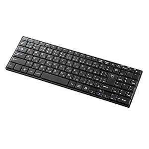 サンワダイレクト ワイヤレスキーボード 充電式 コンパクト 静音 USB接続 パンタグラフ