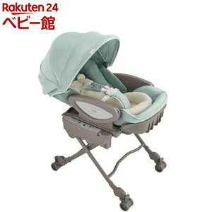 ユラリズム オート プレミアム AC ピスタチオグリーン GN(1台)[ハイローチェア ハ