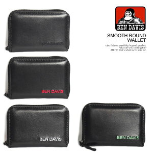 BEN DAVIS ベンデイビス SMOOTH ROUND WALLET メンズ 二つ折り