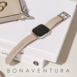 アップルウォッチ Apple Watch レザー バンド シュリンクレザー シルバー/ゴー